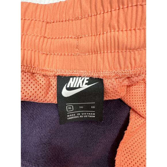 Nike Sportswear Icon Clash Womens Jogger Pants Black Medium Purple Peach Size XL - Picture 4 of 7
